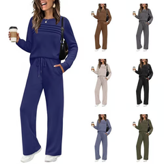 🔥Women's 2 Piece Sets Sweatshirt Casual Travel Outfits