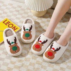 Feliz Navidad - Zapatillas de alce