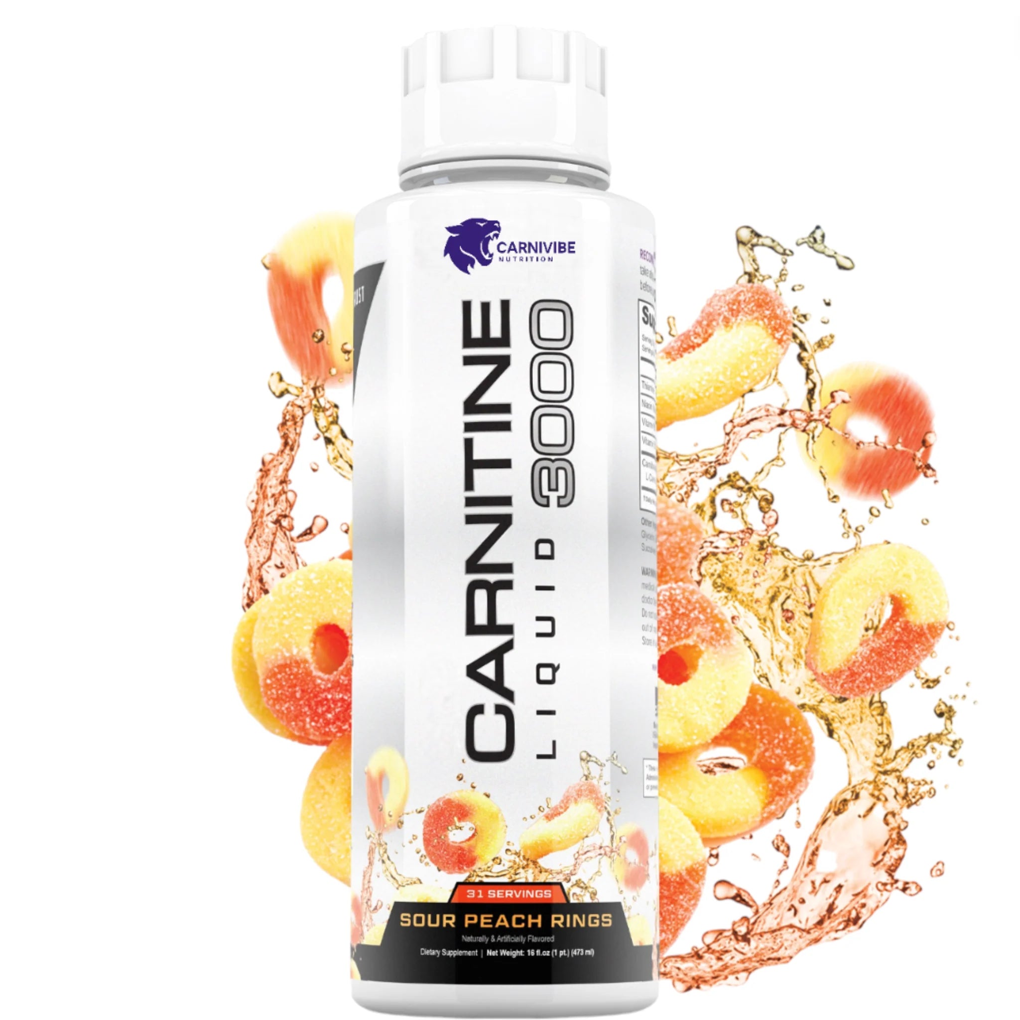 Cutler Nutrition Liquid Carnitine 3000 for Energy and Recovery Support Dietary Fitness Supplement Edible Healthcare Vitamin