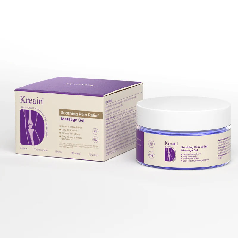 Kreain 5 Rapid Relief Therapy Gel – Soothes knees, lumbar, neck, hands, and feet; contains boswellia, glucosamine, and collagen