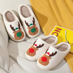 Feliz Navidad - Zapatillas de alce 